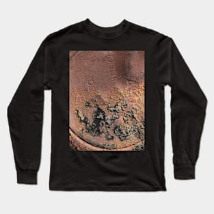 Textures  Rust Metal Long Sleeve T-Shirt